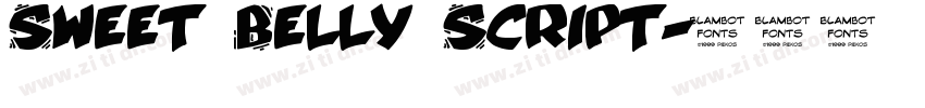 Sweet Belly Script字体转换
